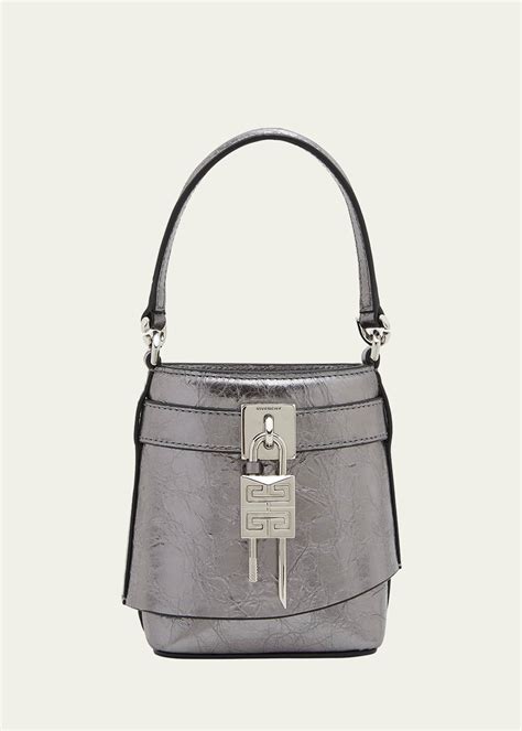 givenchy min shark|Micro Shark Lock bucket bag in Box leather .